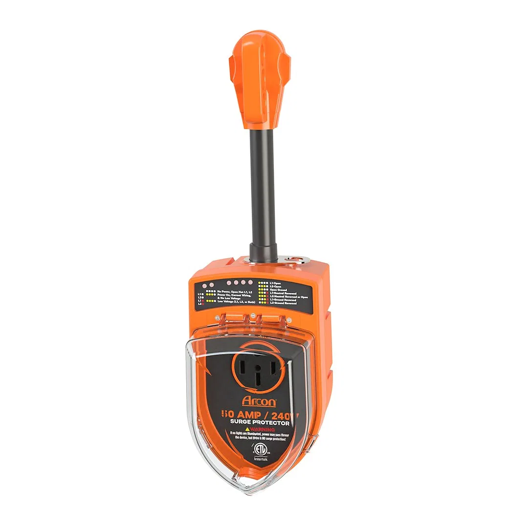 19759 – ARCON Surge Protector, CETL Certified Protect From Power Surges When Connected To Campground Power Supply Ind...
